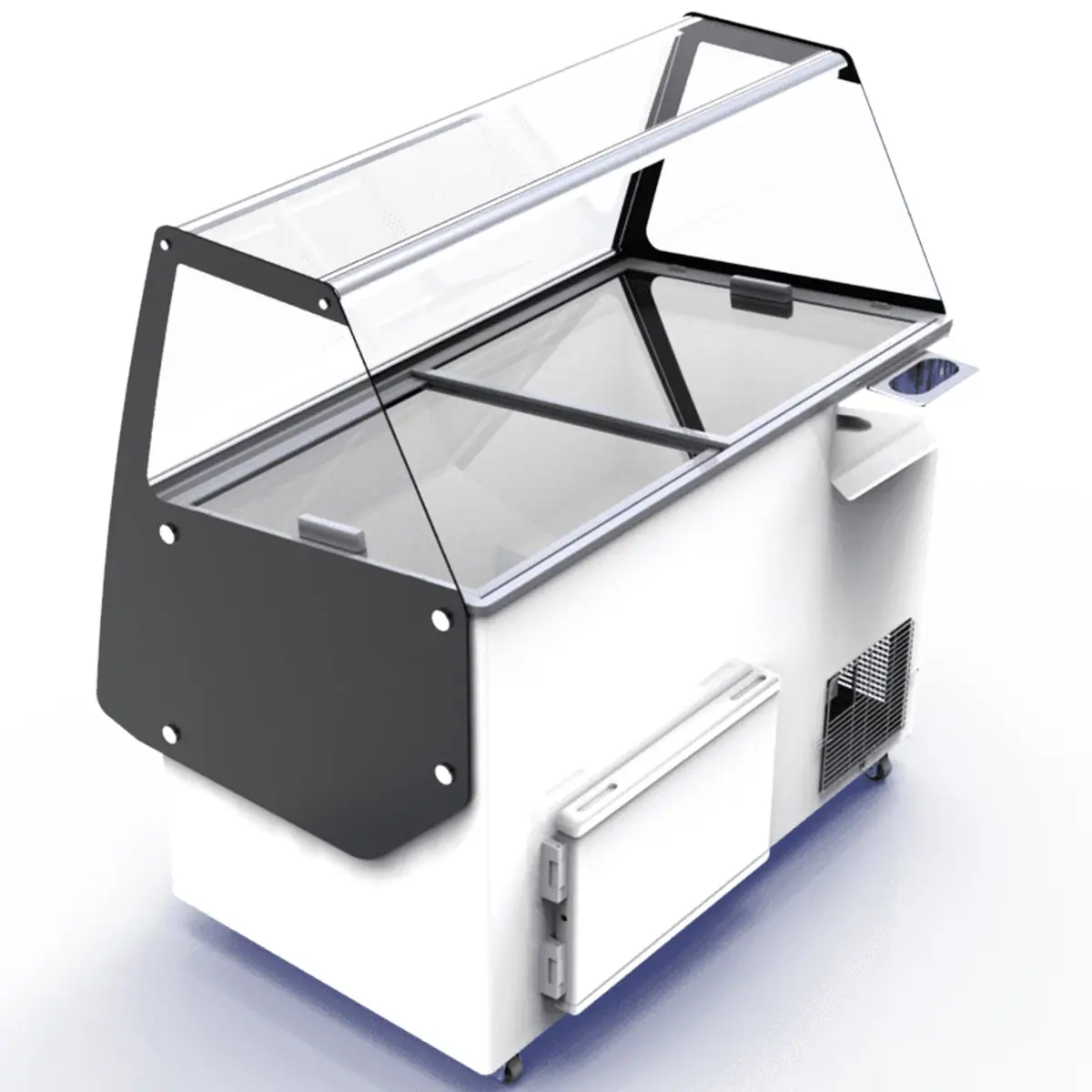 CRYSTAL 540L Athena Ice Cream Display - Image 2