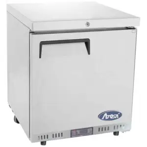 Atosa MBC24F Single Door Stainless Steel Undercounter Freezer, 145 Litres