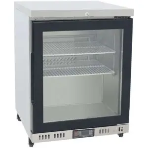 Atosa MBC24FG Glass Single Door Undercounter Freezer, 145 Litres