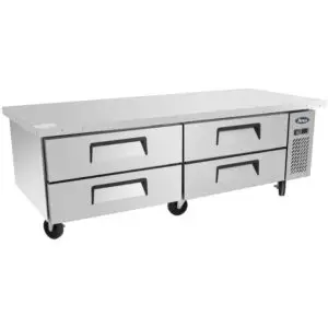 Atosa MGF8453GR 4 Drawer Refrigerated Chef Base 340 Litres, 4 x 2/1GN