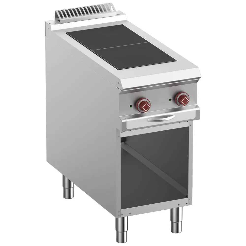 Diamond E9/2SPA4-N 2 Stove Freestanding Electric Range Cooker on Neutral Open Cupboard, 5kW
