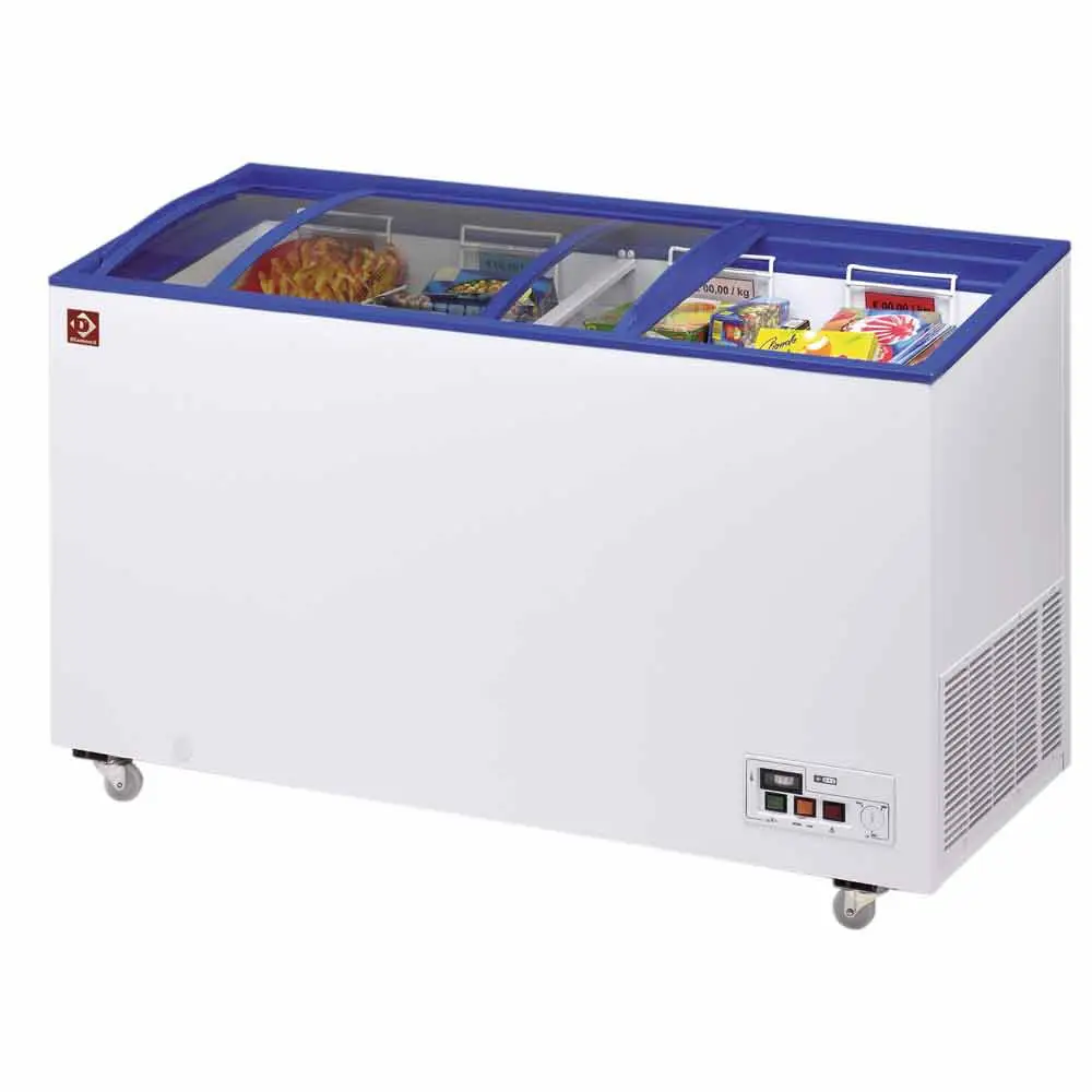 Diamond SLID-14-R2 Deep Display Chest Freezer, 392 Litres