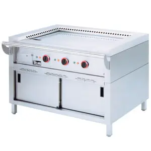 Diamond TPE3-15 Diamond TPE3-15 Freestanding 3 Area Electric Teppanyaki Plate on Cupboard, 14.3kW