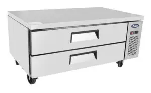 Atosa MGF8450GR 2 Drawer Refrigerated Chef Base 215 Litres, 2 x 2/1GN & 6 x 1/6GN