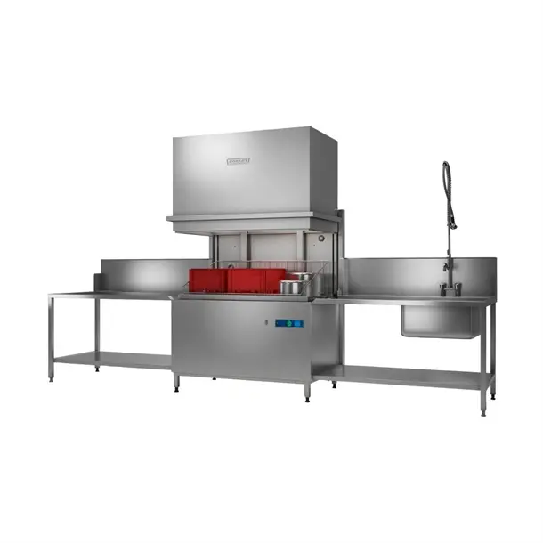 Hobart UXTH-10A Utensil Washer with Base Rack, Tray Support & 1 Open Basket - Image 7