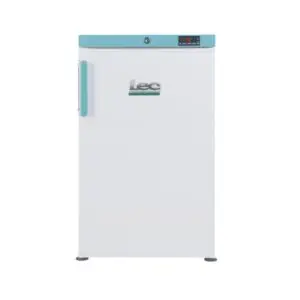 LEC Medical LSFSR107UK Solid Single Door Laboratory Essential Countertop Refrigerator, 107 Litres
