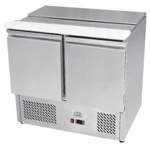 Ice-A-Cool ICE3800GR 2 Door Refrigerated Saladette Preparation Counter, 300 Litres