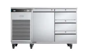 Foster EP1/2H/43-150 EcoPro G3 1 Door & 3 Drawer Refrigerated Counter, 280 Litres