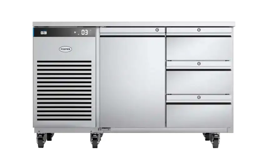 Foster EP1/2H/43-150 EcoPro G3 1 Door & 3 Drawer Refrigerated Counter, 280 Litres