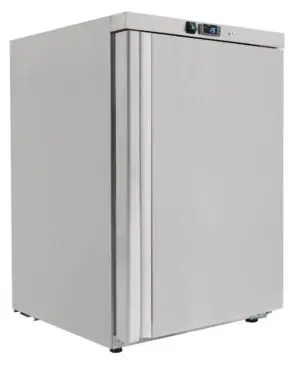 Sterling Pro Cobus SPF200S Single Door Stainless Steel Undercounter Freezer, 140 Litres