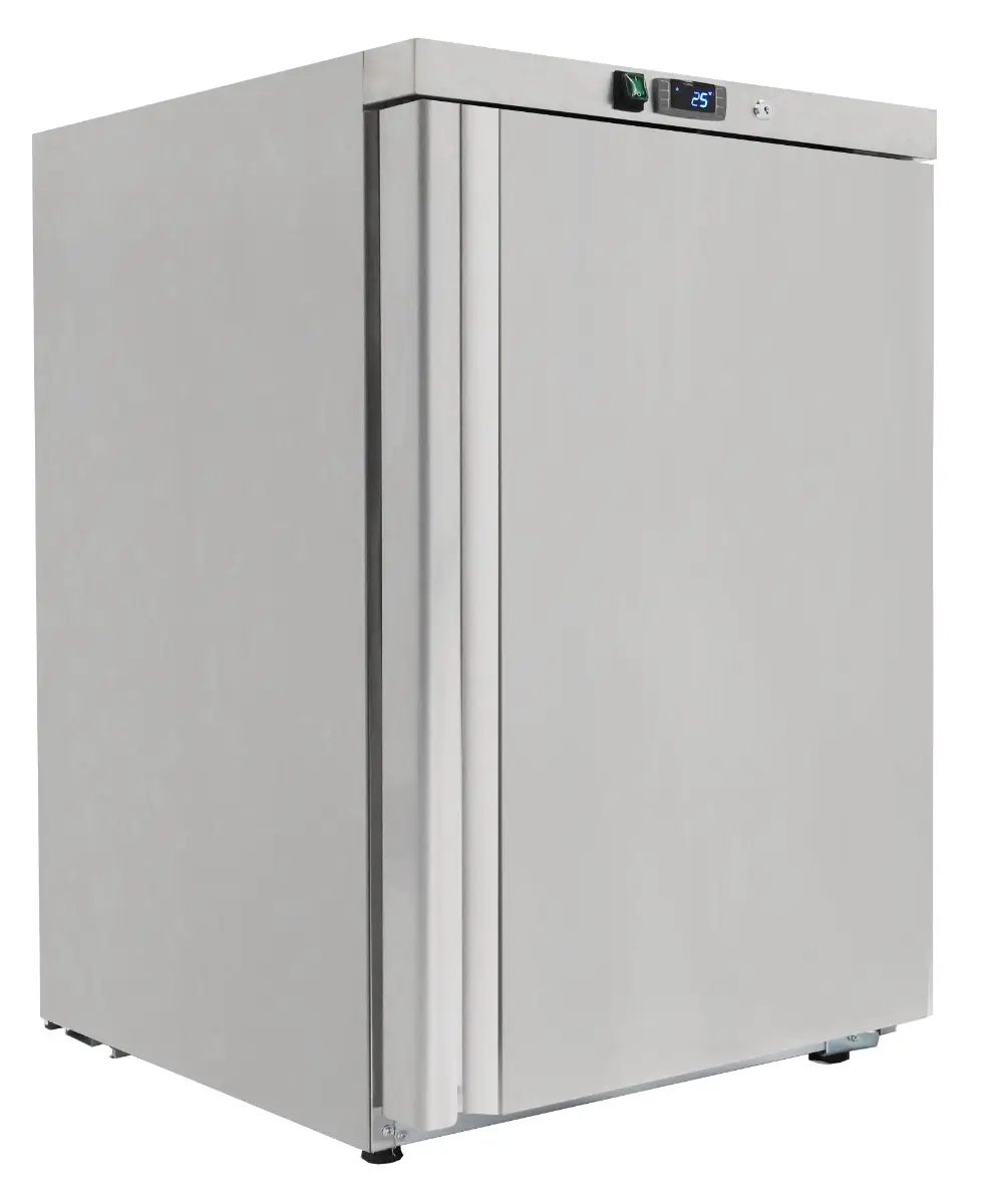 Sterling Pro Cobus SPF200S Single Door Stainless Steel Undercounter Freezer, 140 Litres