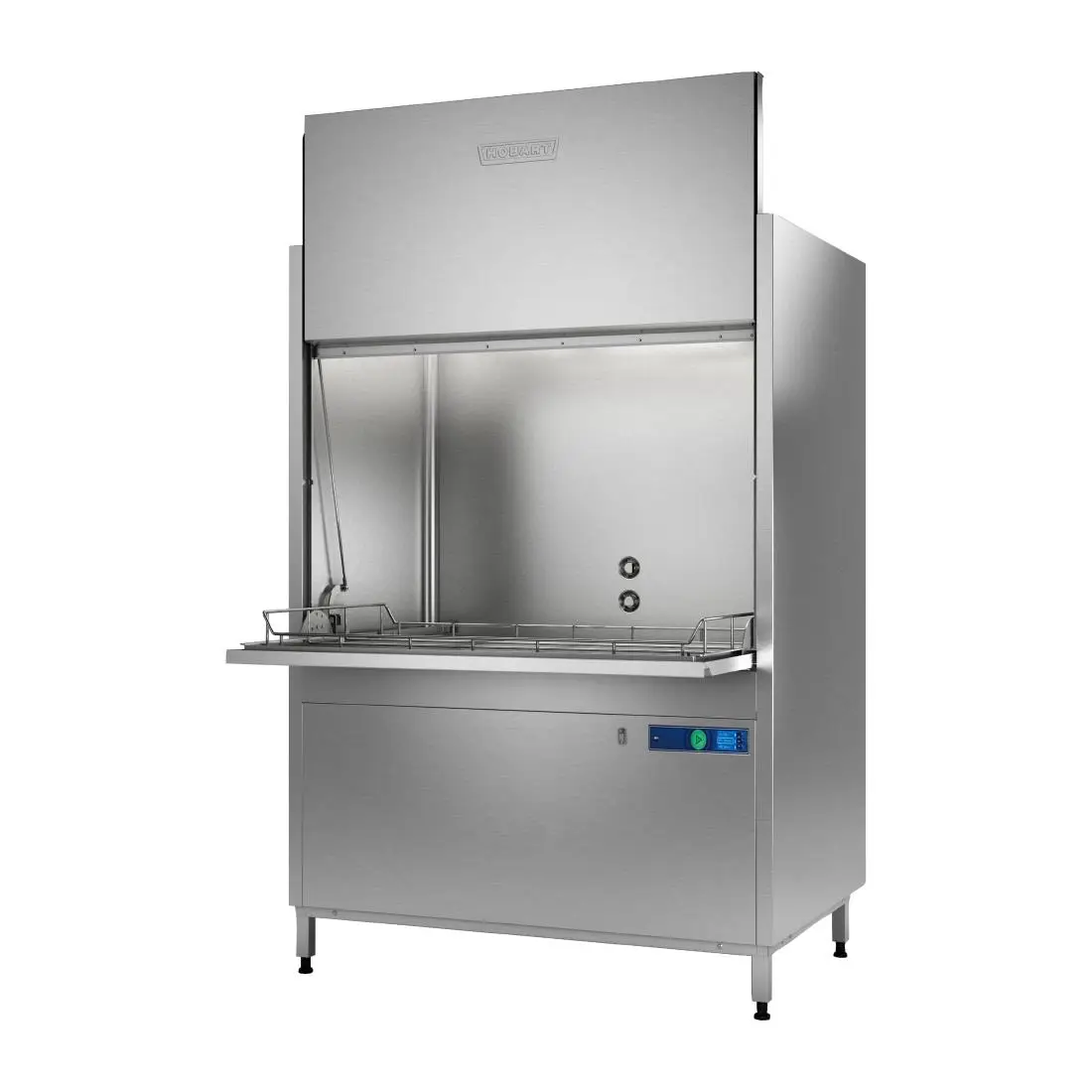 Hobart UXTRC-10A Utensil Washer with Drain Heat Recovery, Exhaust Heat Recovery, Base Rack, Tray Support & 1 Open Basket