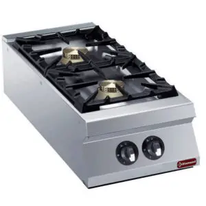 Diamond G22/2B4TPW-N 2 Burner Countertop Gas Range High Power Cooker