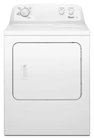 Whirlpool Atlantis 3LWED4705FW Classic American Style Vented Dryer, 15kg