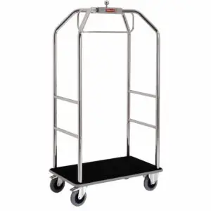 Diamond CVV/C Carriage For Luggage & Cloakroom "Chromed", 2 Wheels With Brakes
