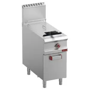 Diamond G9/F21A4-NY Single Basket Freestanding Gas Fryer on Neutral Closed Cupboard