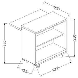 Diamond BD10X Neutral Lowered Counter - Case X Reduced Mobility
