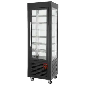 Diamond SNE/SB-B7-R2 Black Upright Display Freezer, 600mm