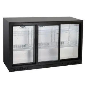 Diverso WR-TAS3-E3 Ventilated bottle cooler, 3 sliding glass doors