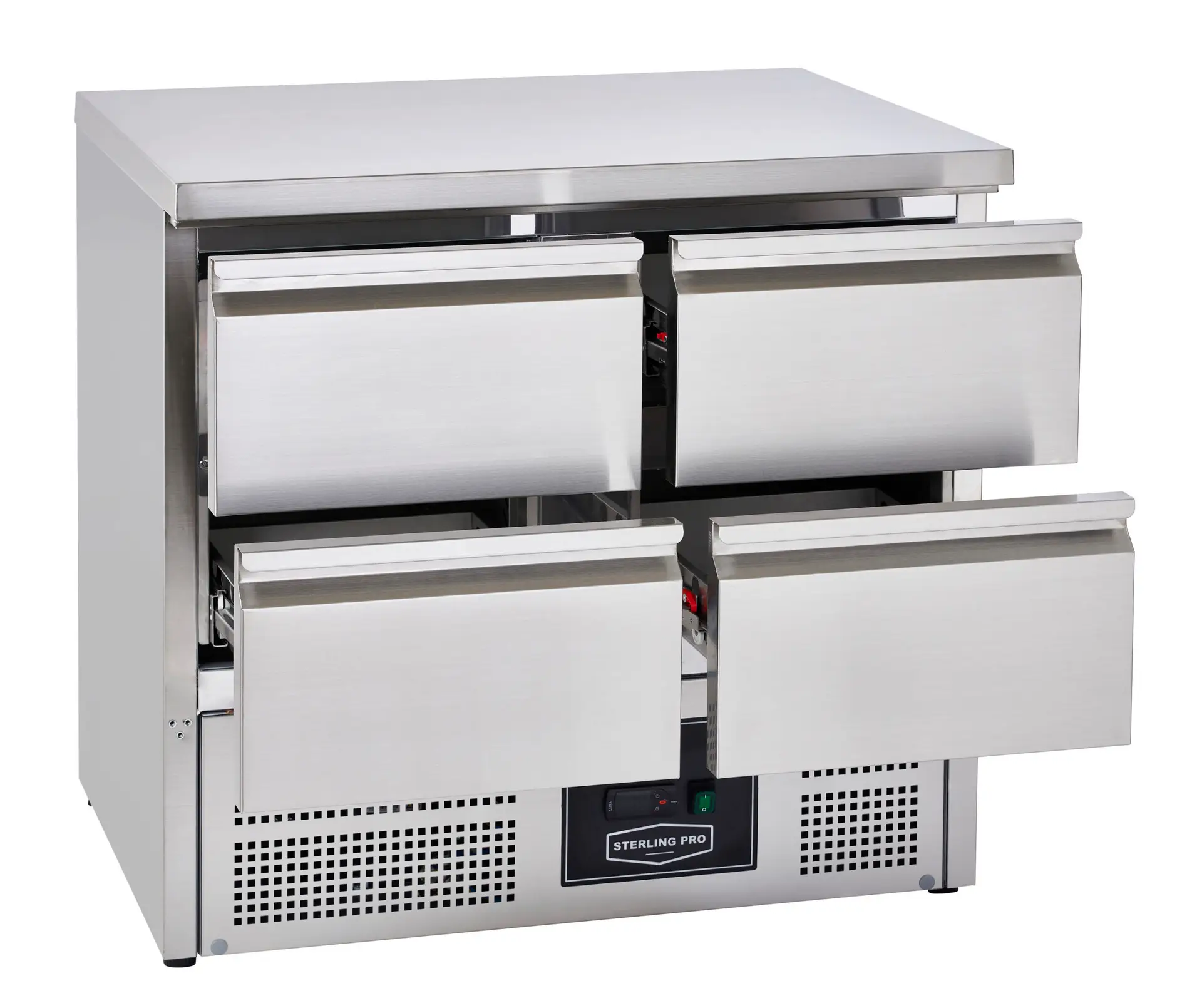 Sterling Pro Cobus SPU201-4D Undermounted Fridge Counter 4 Drawers, 220 Litres - Image 3