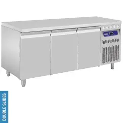 Diamond DT178/R2 3 Door Refrigerated Counter, 405 Litres