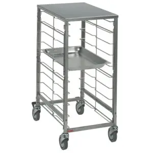Diamond CG17/B Plate Trolley 7X Gn 1/1, Space 75 Mm, With Top In Stainless Steel