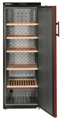 Liebherr WKr 4211 Vinothek Solid Single Door Black Upright Wine Cabinet, 200 x 750ml Bottles - Image 3