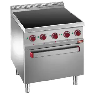 Diamond E7/4VCF7 Electric cooker vitroceramics 4 hobs, electric oven GN 2/1