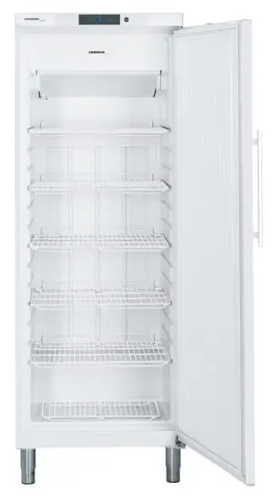 Liebherr GGv 5810 Single Door White Upright Freezer, 556 Litres