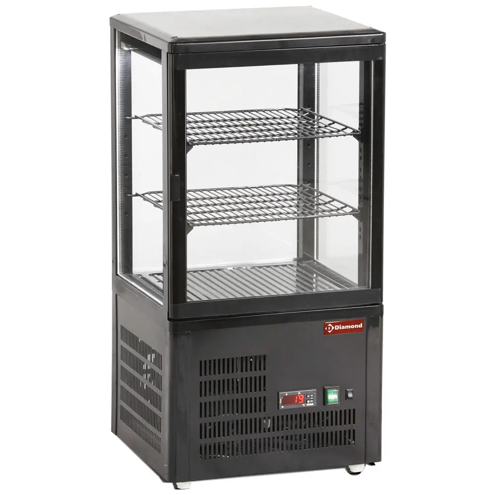 Diamond MIC-36B/R6 Black Taple Top Refrigerated Display
