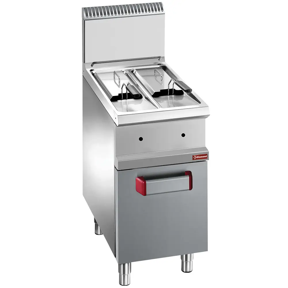 Diamond G7/F2V7A4 Gas fryer 2 tanks 7 liters on cupboard