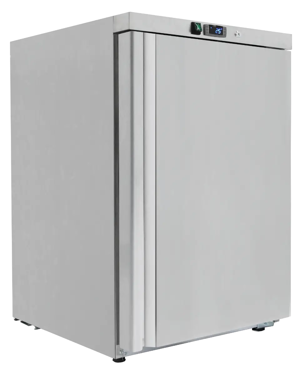 Sterling Pro Cobus SPR200S Single Door Stainless Steel Undercounter Refrigerator, 140 Litres