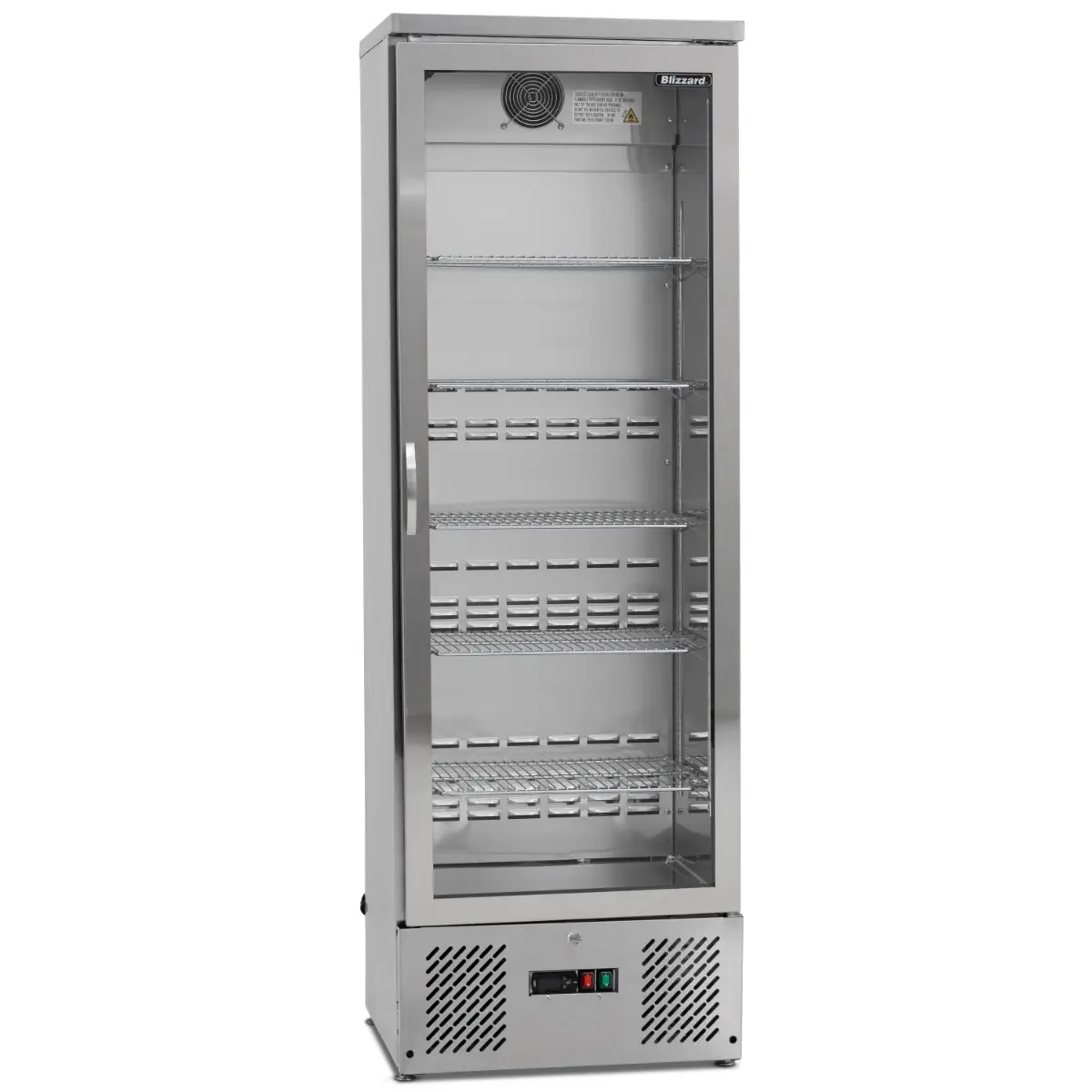 BLIZZARD Upright Single Hinged Glass Door Bottle Cooler - Image 2