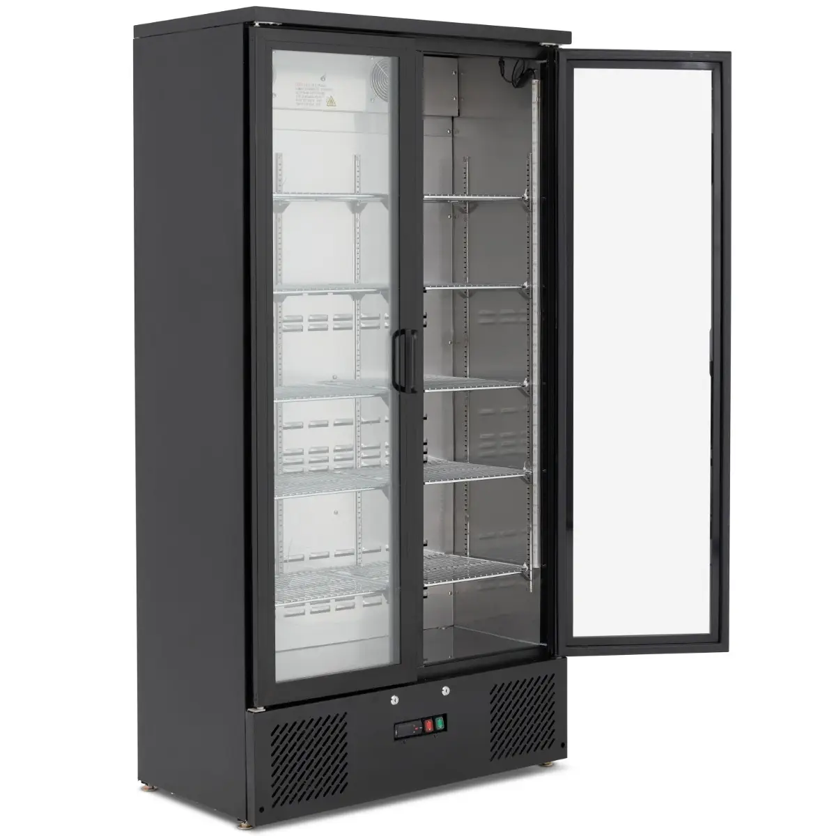 BLIZZARD Upright Double Hinged Glass Door Bottle Cooler - Image 2