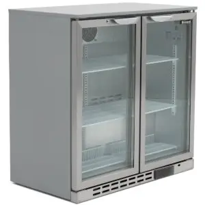 BLIZZARD Double Hinged Glass Door Bottle Cooler