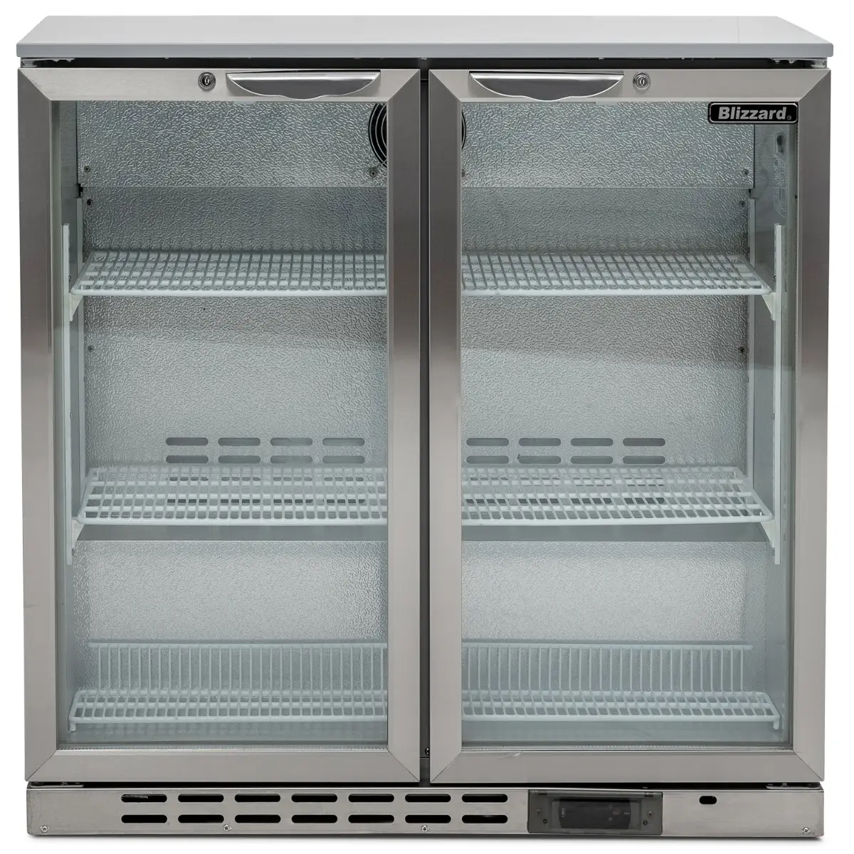 BLIZZARD Double Hinged Glass Door Bottle Cooler - Image 2