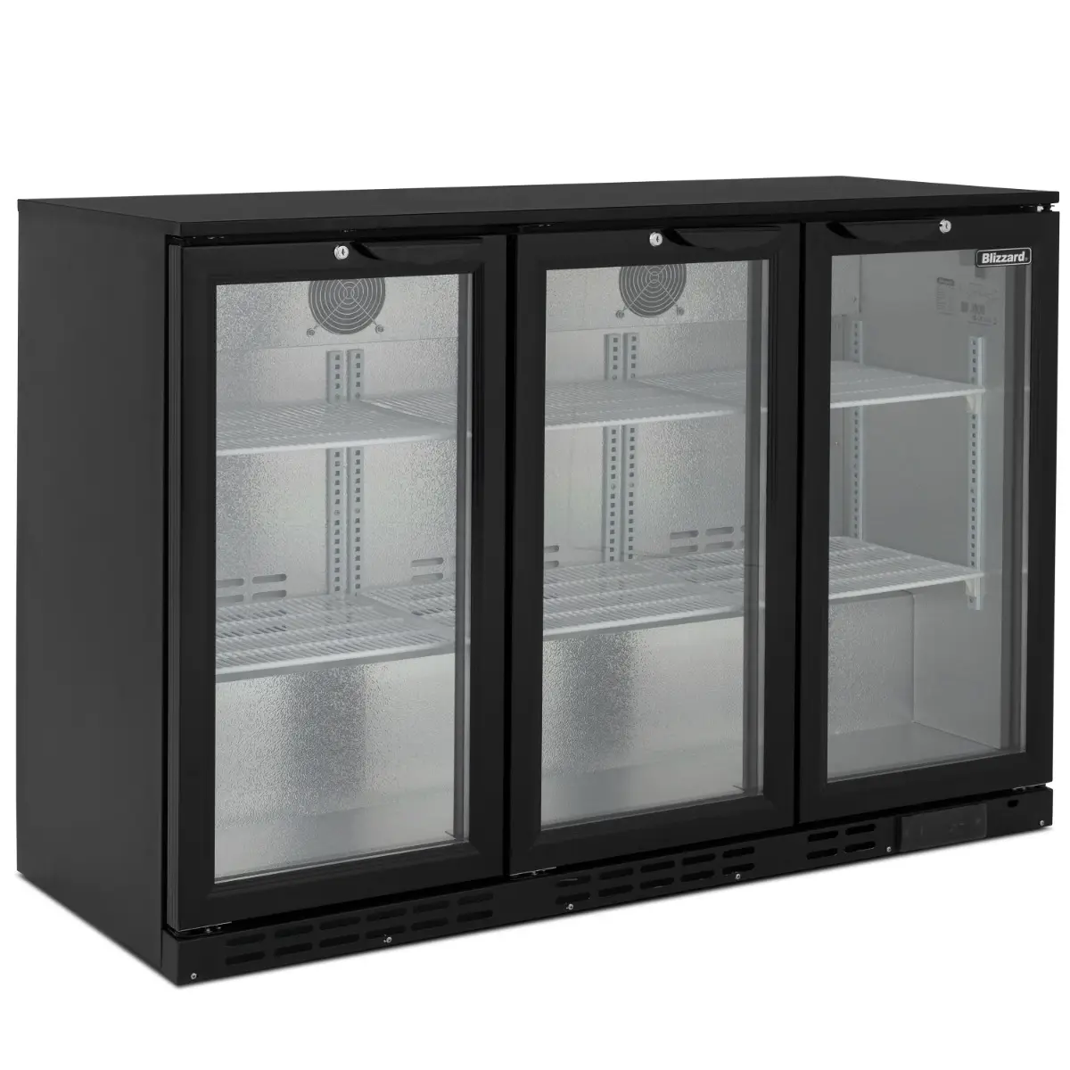 BLIZZARD Triple Hinged Glass Door Bottle Cooler