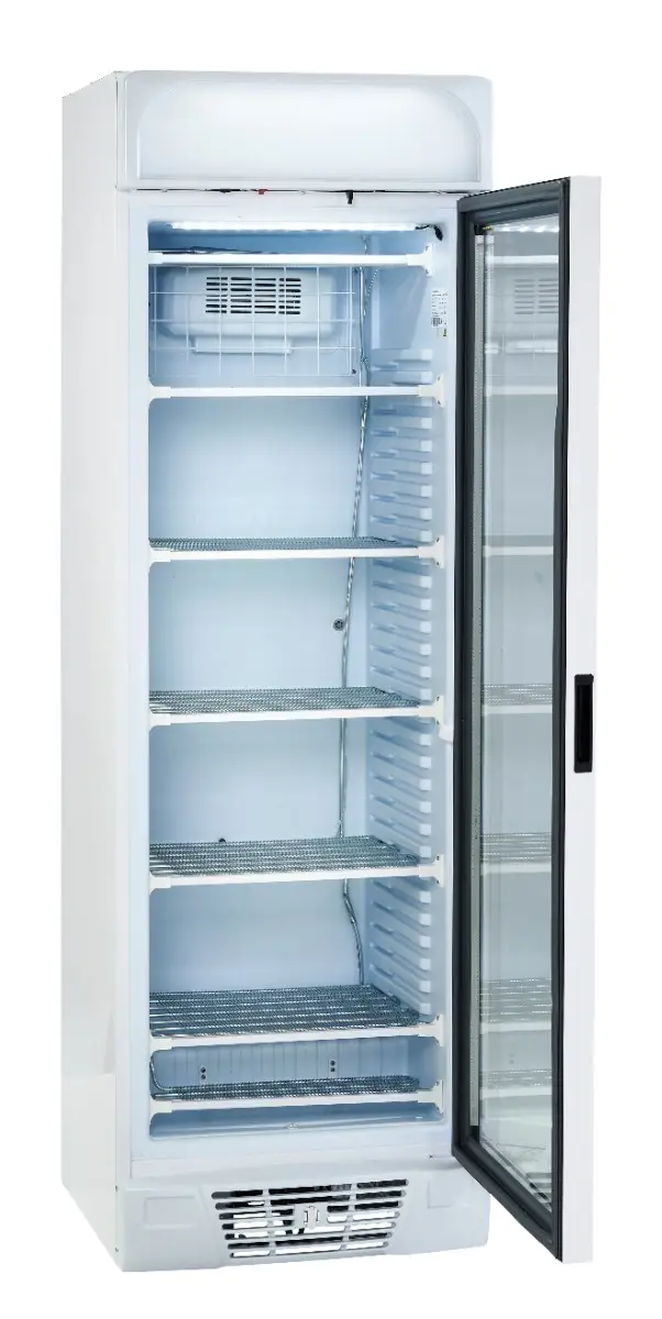 Sterling Pro Green BBVF372-HC Upright Glass Single Door Display Freezer, 382 Litres - Image 6