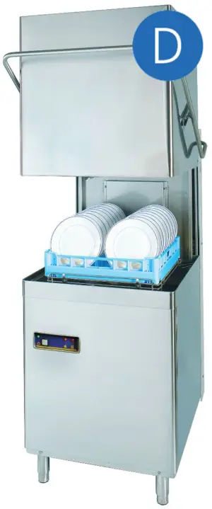 DC SD900ACPD Standard Range 500mm Basket Passthrough Commercial Dishwasher with Break Tank, Chemical Pumps & Drain Pump - 18 Plates