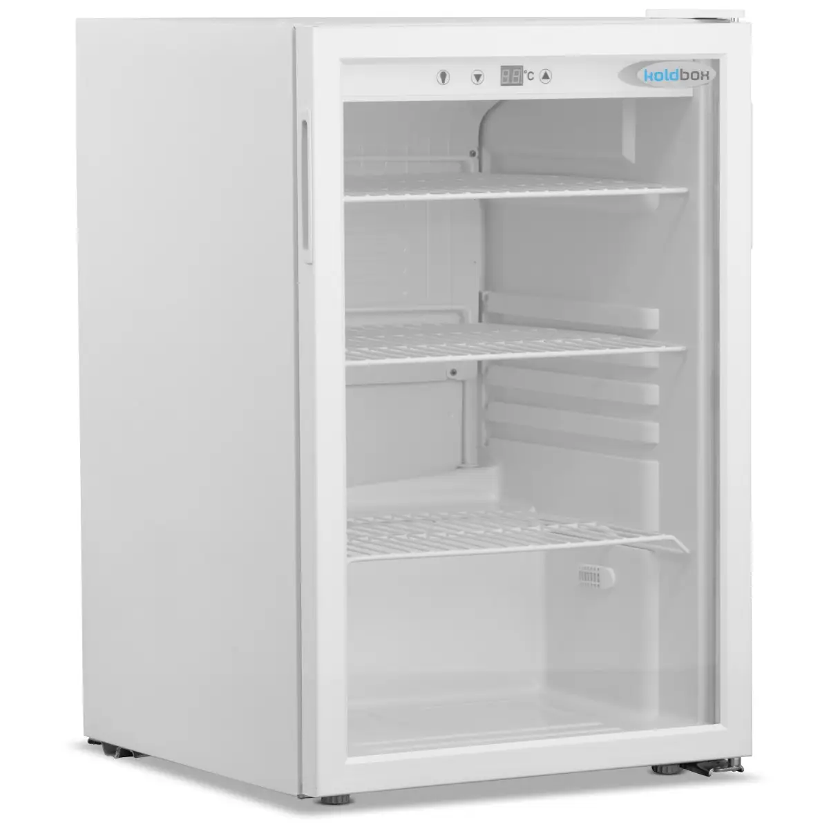 KOLDBOX Single Hinged Glass Door Under Counter Chiller