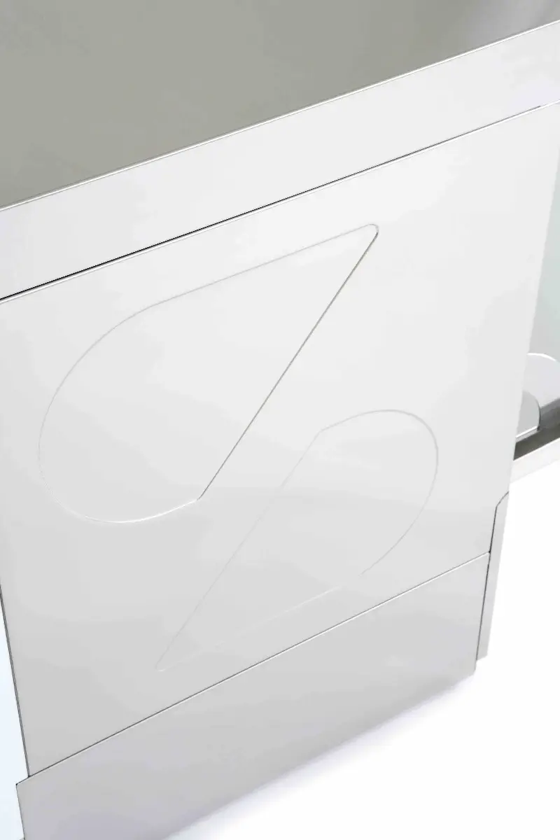 Adler AD40GL-DPSO 400mm Basket Glasswasher with Chemical Pump, Drain Pump & Integral Water Softener, 16 Pint Capacity - Image 7
