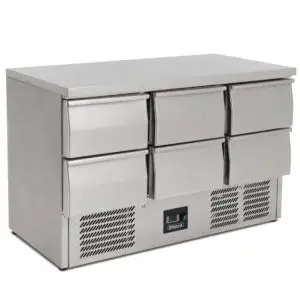 BLIZZARD Compact Six Drawer Counter Refrigerator