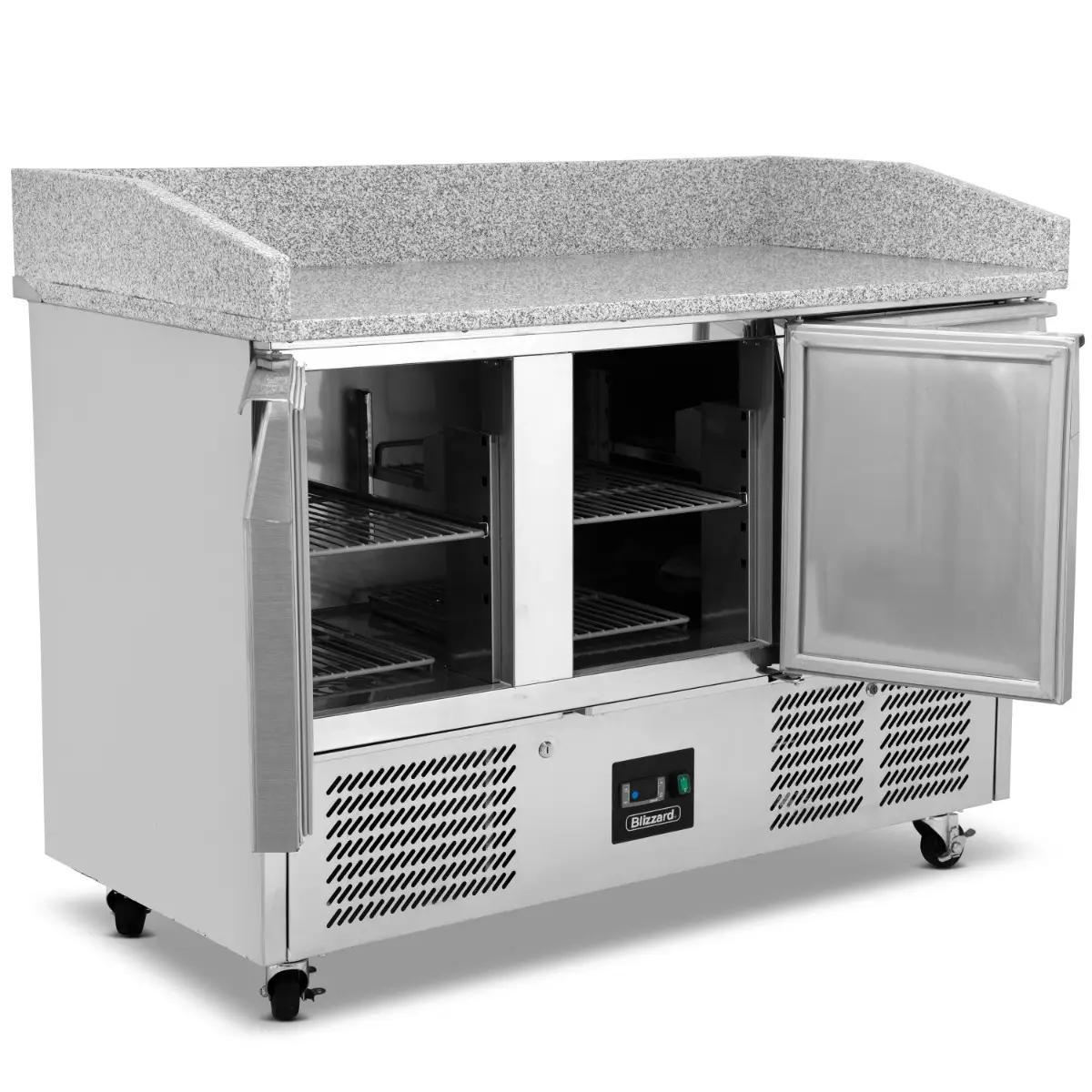 BLIZZARD Compact Triple Door Pizza Prep Counter - Image 3