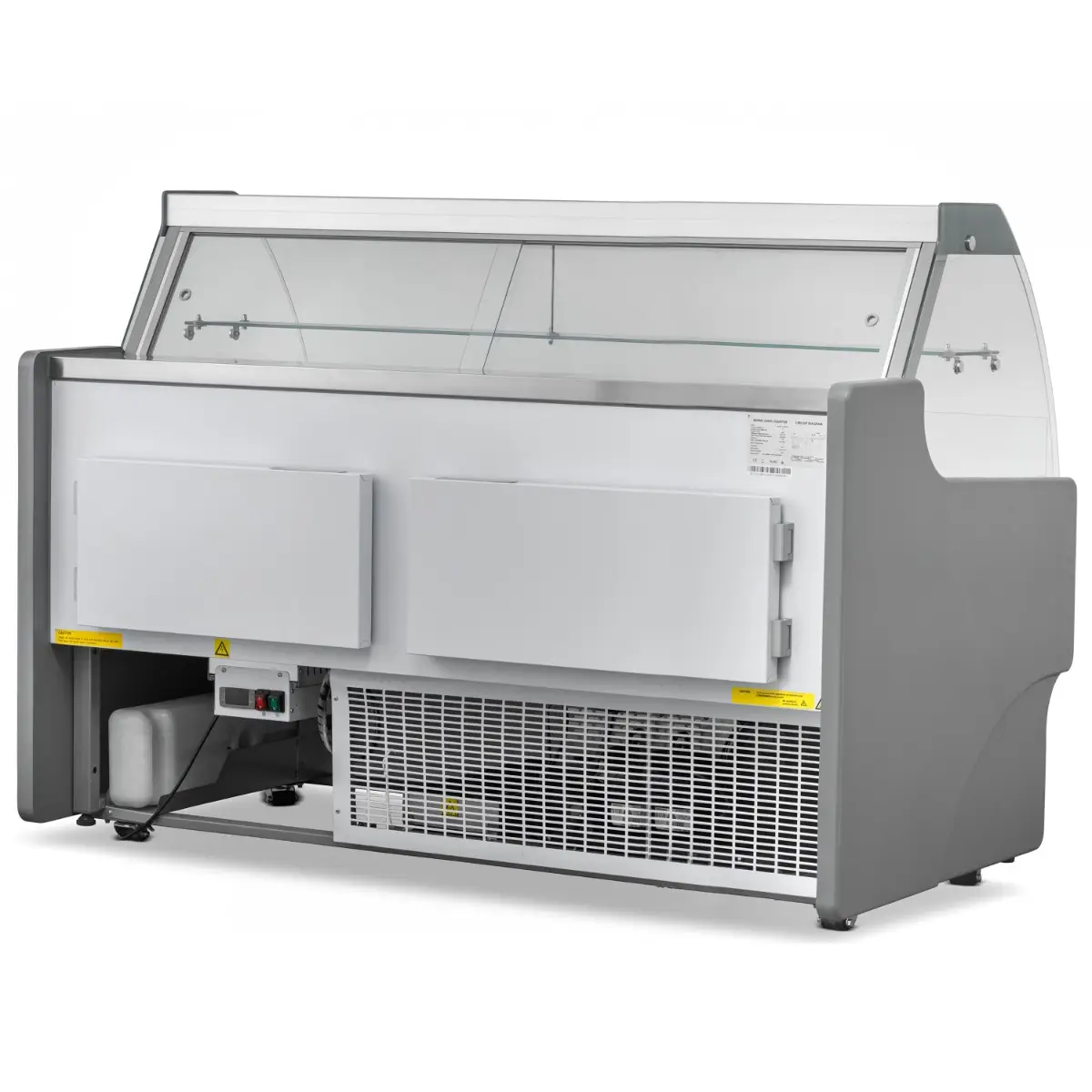 BLIZZARD 2m Curved Glass Serve Over Counter - Image 3