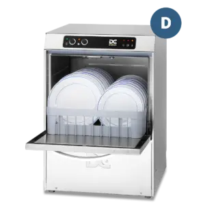 DC SD40D Standard Range 400mm Basket Frontloading Commercial Dishwasher with Drain Pump, 11 Plates