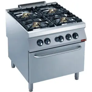 Diamond G22/4BF8PW-N 4 Stove Freestanding Gas Range Cooker on Gas Oven