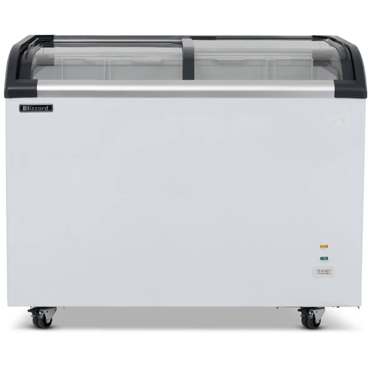 BLIZZARD 220L Curved Glass Lid Freezer - Image 2