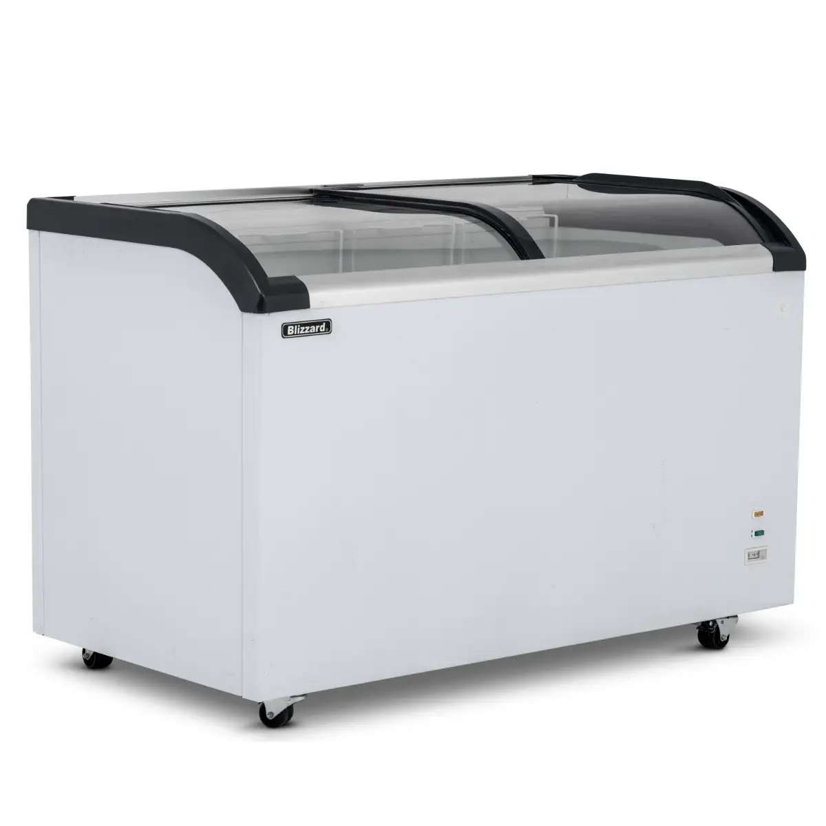 BLIZZARD Curved Glass Lid Freezer 420L