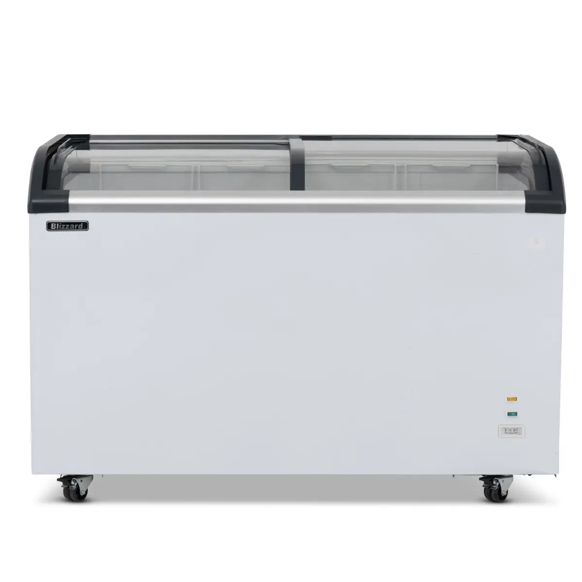 BLIZZARD Curved Glass Lid Freezer 420L - Image 2