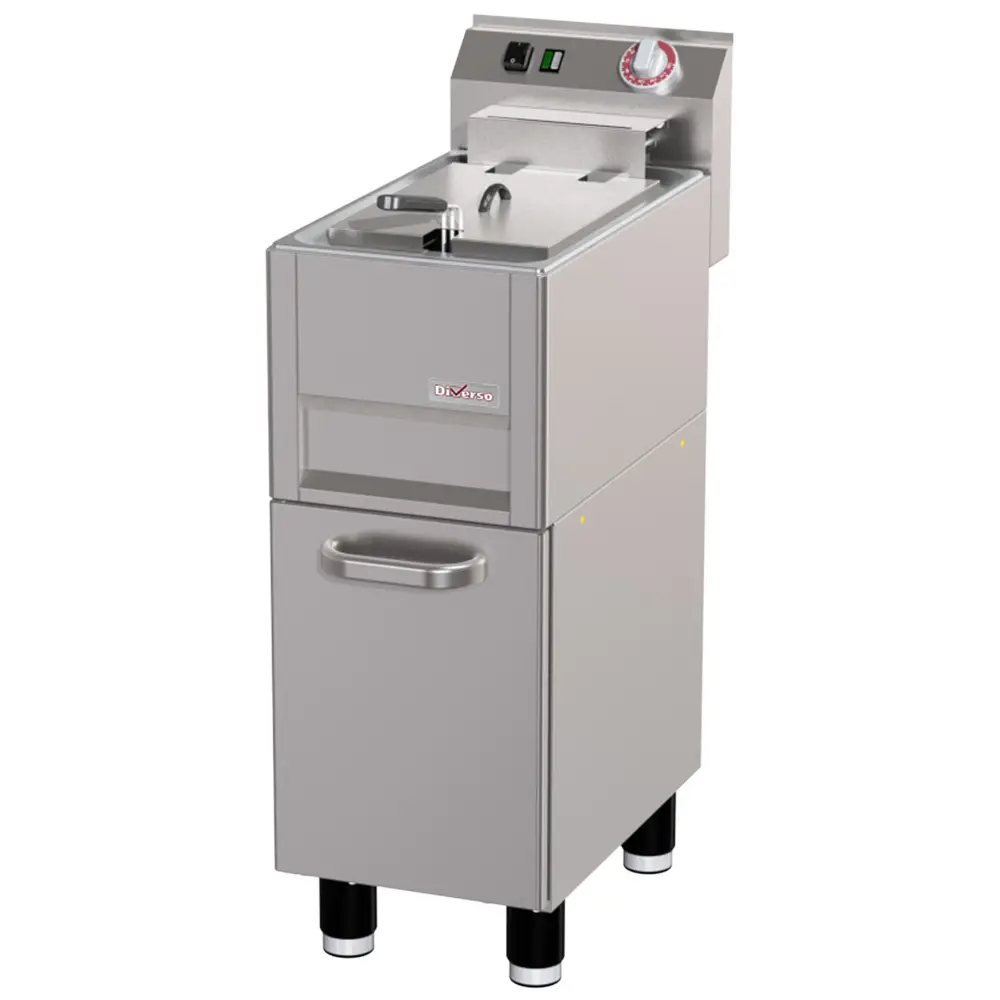 Diverso WR-EF13-28 Electric fryer 13 liters on stand, with drain